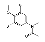 N-(3,5-dibromo-4-methoxyphenyl)-N-methylacetamide Structure