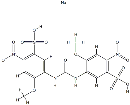 3,3'-(carbonyldiimino)bis[4-methoxy-6-nitrobenzenesulphonic] acid, sodium salt结构式