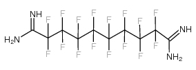 2,2,3,3,4,4,5,5,6,6,7,7,8,8,9,9-hexadecafluorodecanediimidamide structure