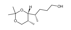 (4S,5R,6R)-5,7-isopropylidenedioxy-4,6-dimethyl-1-heptanol Structure