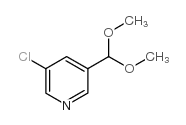 3-chloro-5-(dimethoxymethyl)pyridine Structure