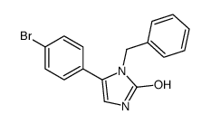 3-benzyl-4-(4-bromophenyl)-1H-imidazol-2-one Structure