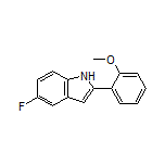 5-Fluoro-2-(2-methoxyphenyl)-1H-indole Structure