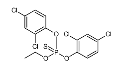 Phosphorothioic acid, O,O-bis(2,4-dichlorophenyl) O-ethyl ester结构式