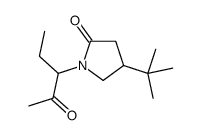 4-tert-butyl-1-(2-oxopentan-3-yl)pyrrolidin-2-one Structure