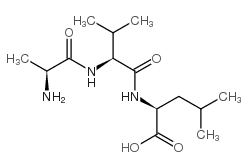 H-Ala-Val-Leu-OH结构式