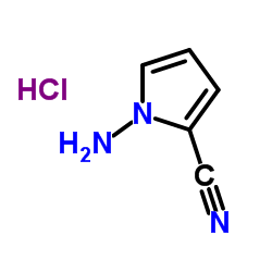 1-Amino-1H-pyrrole-2-carbonitrile hydrochloride Structure