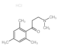 3-dimethylamino-1-(2,4,6-trimethylphenyl)propan-1-one structure