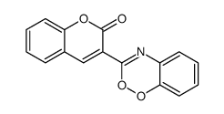 3-(1,2,4-benzodioxazin-3-yl)chromen-2-one Structure