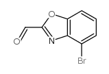 4-Bromo-benzooxazole-2-carbaldehyde结构式