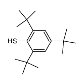 2,4,6-tri-tert-butylbenzenethiol Structure