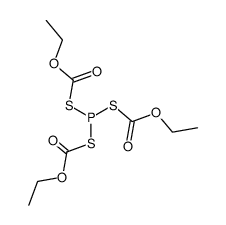 Tris-aethoxycarbonyl-phosphorotrithioit Structure