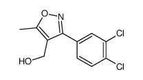 [3-(3,4-dichlorophenyl)-5-methyl-isoxazol-4-yl]methanol Structure