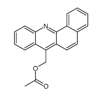 Benzo[c]acridin-7-ylmethyl acetate结构式