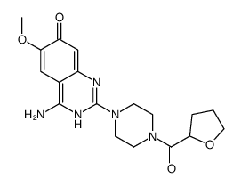 [4-(4-Amino-7-hydroxy-6-Methoxy-2-quinazolinyl)-1-piperazinyl](tetrahydro-2-furanyl)Methanone结构式