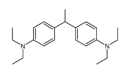 4-[1-[4-(diethylamino)phenyl]ethyl]-N,N-diethylaniline结构式