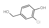 3-Chloro-4-hydroxybenzyl alchol Structure