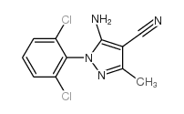 5-Amino-1-(2,6-dichlorophenyl)-3-methyl-1H-pyrazole-4-carbonitrile picture