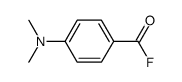 Benzoyl fluoride, 4-(dimethylamino)- (9CI) Structure