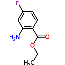 Ethyl 2-amino-4-fluorobenzoate Structure