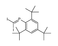 diiodomethylidene-(2,4,6-tritert-butylphenyl)phosphane Structure