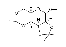 methyl 2,3:4,6-di-O-isopropylidene-α-D-mannopyranoside结构式