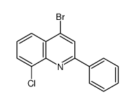 4-bromo-8-chloro-2-phenylquinoline Structure