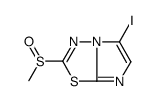 5-iodo-2-methylsulfinylimidazo[2,1-b][1,3,4]thiadiazole Structure