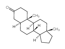 雄甾烷-3-酮结构式