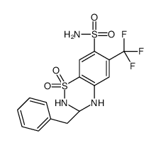 (S)-Bendroflumethiazide结构式