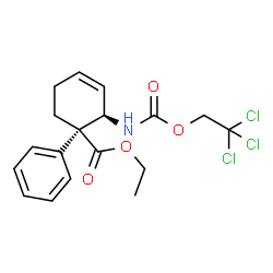 N-(2,2,2-Trichloroethoxy)carbonyl] Bisnor-(cis)-tilidine Structure