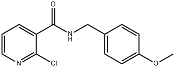 2-chloro-N-(4-methoxybenzyl)nicotinamide structure