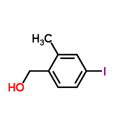 (4-Iodo-2-methylphenyl)methanol structure