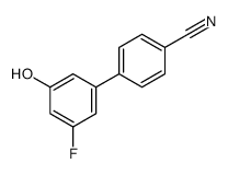 4-(3-fluoro-5-hydroxyphenyl)benzonitrile Structure