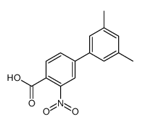 4-(3,5-dimethylphenyl)-2-nitrobenzoic acid结构式