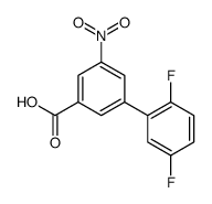 3-(2,5-difluorophenyl)-5-nitrobenzoic acid Structure