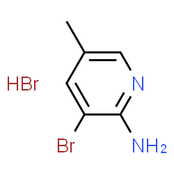 3-Bromo-5-methyl-pyridin-2-ylamine hydrobromide结构式