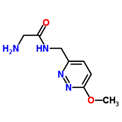 N-[(6-Methoxy-3-pyridazinyl)methyl]glycinamide Structure