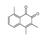 1,2-Naphthalenedione, 3,4,8-trimethyl- (9CI)结构式