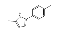 2-methyl-5-p-tolyl-pyrrole Structure