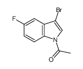 1-(3-Bromo-5-fluoro-1H-indol-1-yl)ethanone structure