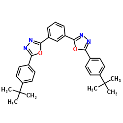 OXD-7; 2,2'-(1,3-Phenylene)-bis[5-(4-tert-butylphenyl)-1,3,4-oxadiazole] picture