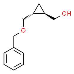 ((1R,2R)-2-(苄氧基甲基)环丙基)甲醇结构式