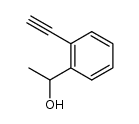 2-(1-Hydroxyethyl)-1-ethynylbenzene结构式