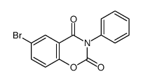 6-bromo-3-phenyl-1,3-benzoxazine-2,4-dione Structure