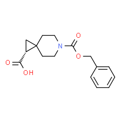 (R)-6-(benzyloxycarbonyl)-6-azaspiro(2.5)octane-1-carboxylic Structure