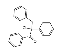 1-chloro-1,2-diphenyl-1-(phenylsulfinyl)ethane结构式