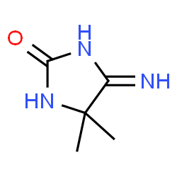 2-Imidazolidinone,5-imino-4,4-dimethyl-(9CI)结构式