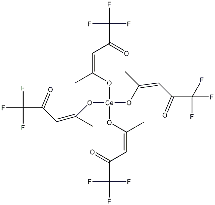 CERIUM (III) TRIFLUOROACETYLACETONATE Structure