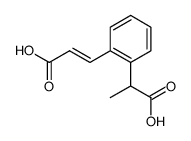 o-(1-carboxyethyl)cinnamic acid结构式